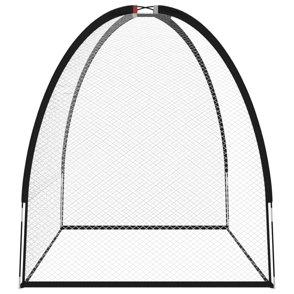 vidaXL Δίχτυ Εξάσκησης Γκολφ Μαύρο 300 x 150 x 210 εκ. από Πολυεστέρα
