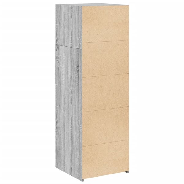 vidaXL Ντουλάπι Γκρι Sonoma 40x42,5x124 εκ. από Επεξεργασμένο Ξύλο