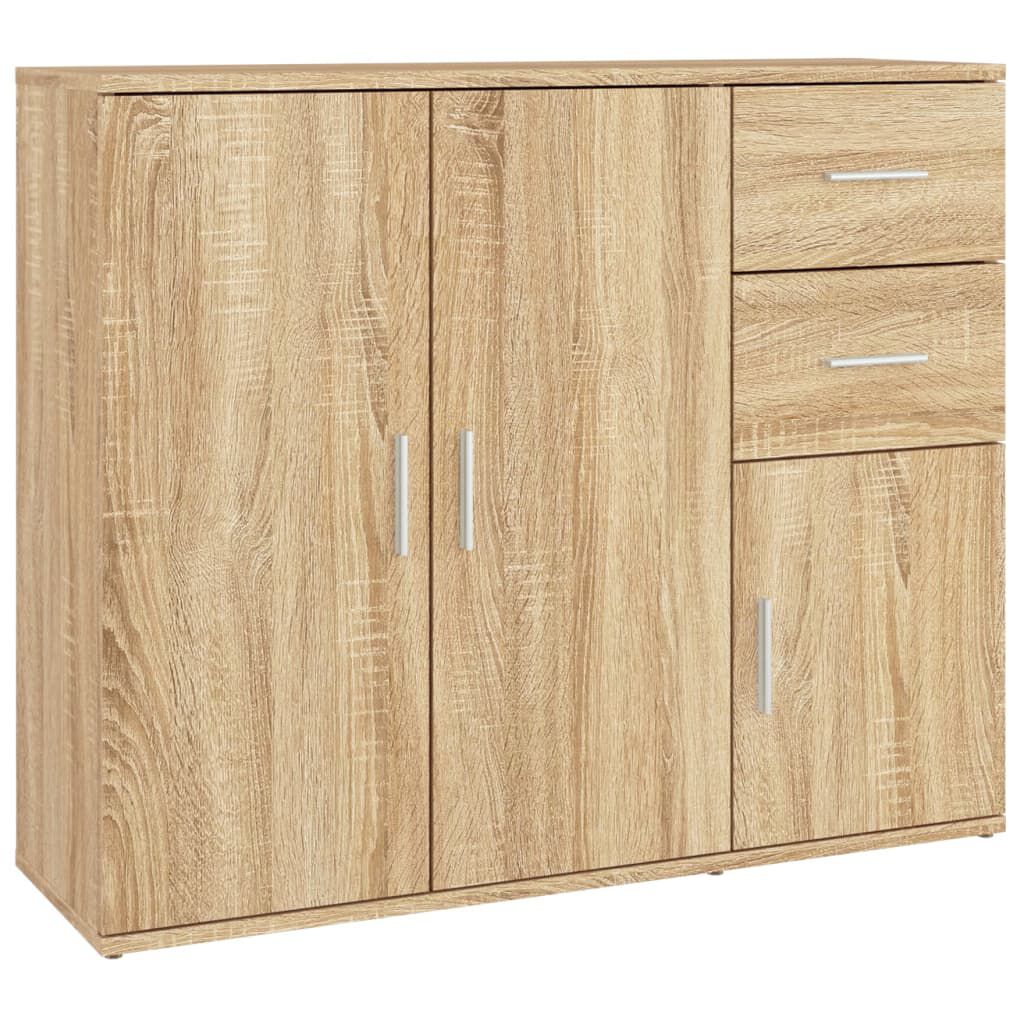vidaXL Συρταριέρα Sonoma Δρυς 91x29,5x75 εκ. Επεξεργασμένο Ξύλο