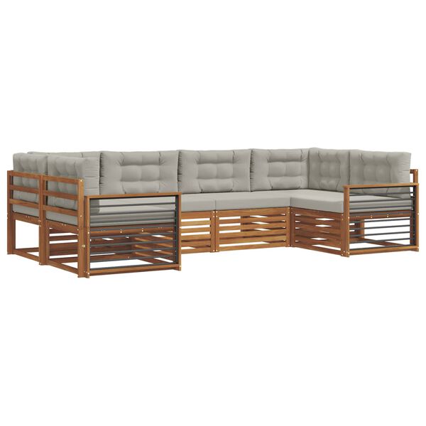 vidaXL &Sigma;&epsilon;&iota;&rho;ά &Kappa;&alpha;&nu;&alpha;&pi;έ &Epsilon;&xi;&omega;&tau;&epsilon;&rho;&iota;&kappa;&omicron;ύ 6 pcs &Phi;&upsilon;&sigma;&iota;&kappa;ό &kappa;&alpha;&iota; &Alpha;&nu;&omicron;&iota;&chi;&tau;ό &Gamma;&kappa;&rho;&iota;