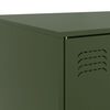 vidaXL Τραπεζάκι Σαλονιού Πράσινο Λαδί 67 x 50 x 44 εκ. από Ατσάλι