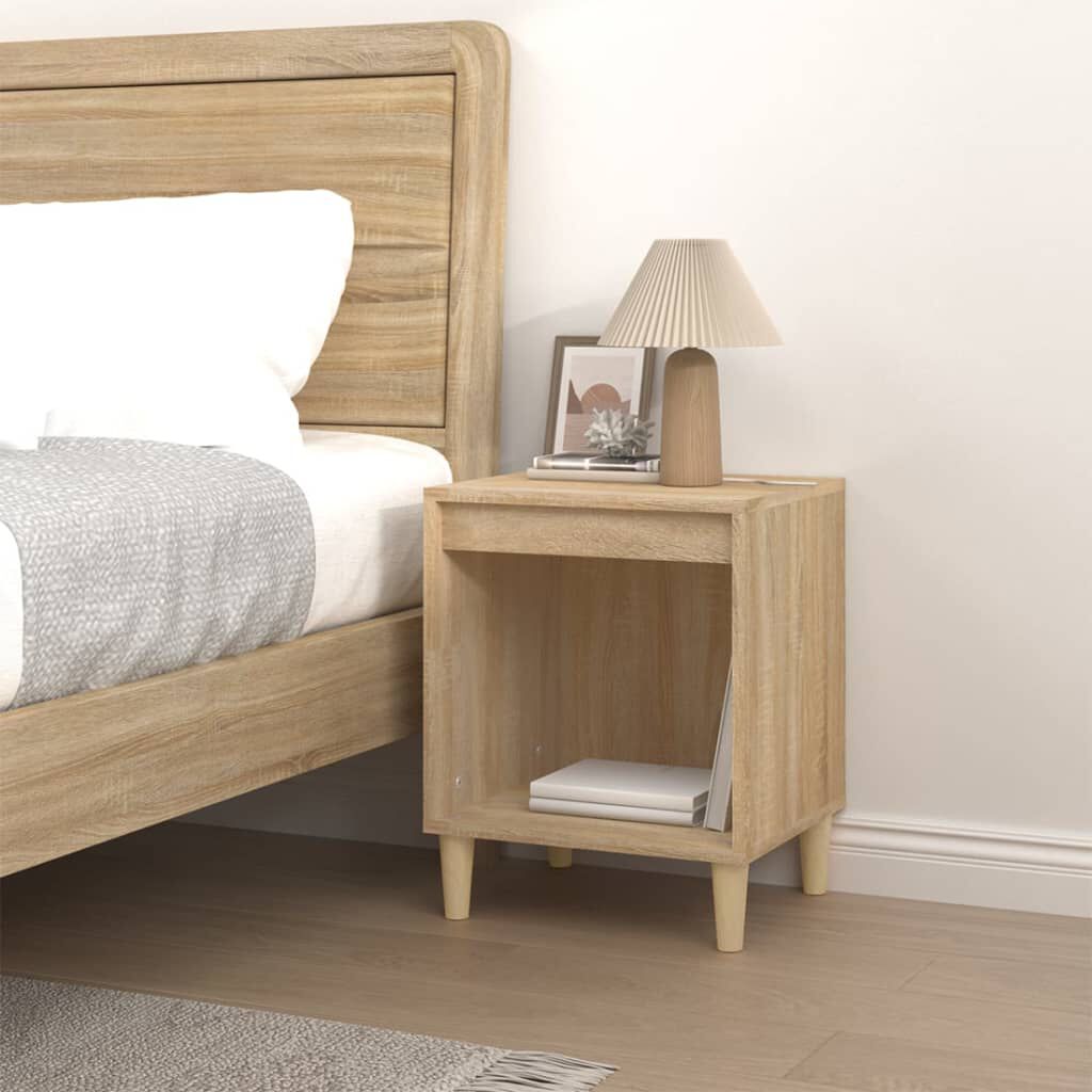 vidaXL Κομοδίνο Sonoma Δρυς 40x35x50 εκ.