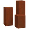 vidaXL &Beta;ά&sigma;&eta; &phi;&upsilon;&tau;ώ&nu; 3 pcs &Sigma;&kappa; rusty &Alpha;&tau;&sigma;ά&lambda;&iota; &Sigma;&kappa;&lambda;&eta;&rho;&upsilon;&theta;έ&nu; &sigma;&tau;&omicron;&nu; &Alpha;έ&rho;&alpha;