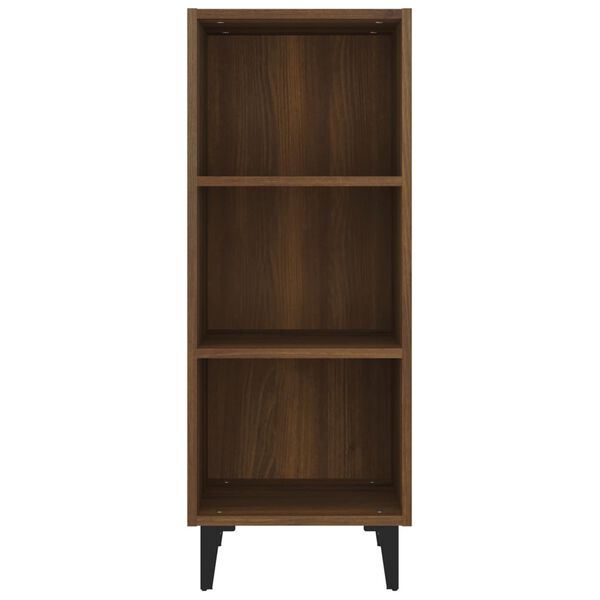 vidaXL Ντουλάπι Καφέ Δρυς 34,5x32,5x90 εκ. Επεξεργασμένο Ξύλο