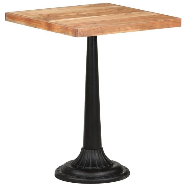 vidaXL Τραπέζι Bistro 60 x 60 x 76 εκ. από Μασίφ Ξύλο Ακακίας