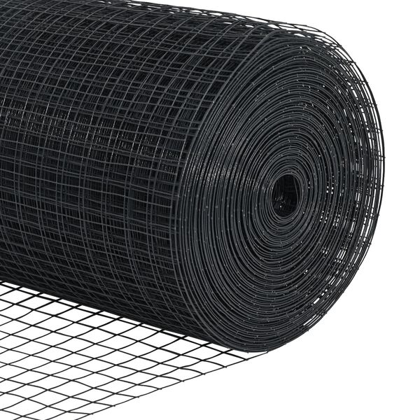 vidaXL Γκρι Φράχτης Συρμάτινου 0.8x10 μ Σίδερο