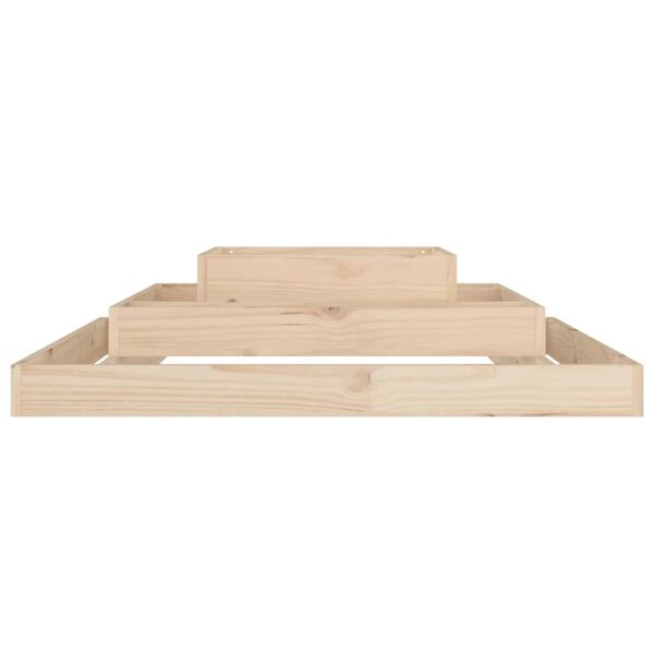 vidaXL Ζαρντινιέρα 110 x 110 x 27 εκ. από Μασίφ Ξύλο Πεύκου