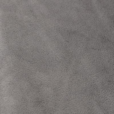 vidaXL Κουβέρτα Βαρύτητας με Κάλυμμα Γκρι 138x200 εκ. 10 κ. Υφασμάτινη