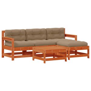 vidaXL &Sigma;&epsilon;&tau; &Xi;&alpha;&pi;&lambda;ώ&sigma;&tau;&rho;&alpha;&sigmaf; &Kappa;ή&pi;&omicron;&upsilon; 5 pcs &Kappa;&epsilon;&rho;&omega;&mu;έ&nu;&omicron; &Kappa;&alpha;&phi;έ &Sigma;&tau;&epsilon;&rho;&epsilon;ό &pi;&epsilon;ύ&kappa;&omicron;