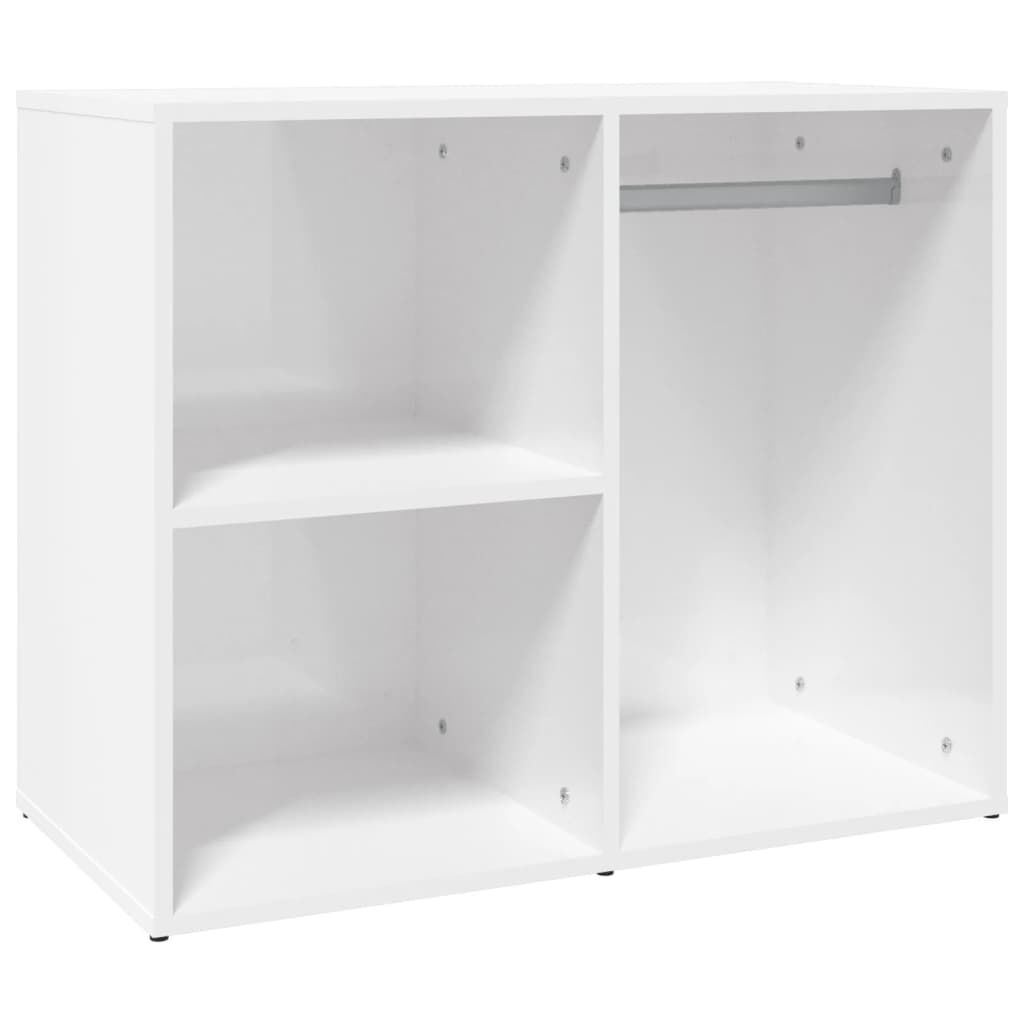 vidaXL Ντουλάπι Γυαλιστερό Λευκό 80 x 40 x 65 εκ. Επεξεργασμένο Ξύλο