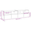 vidaXL Ντουλάπι Τοίχου Τηλεόρασης Sonoma Δρυς 60x30x30εκ. Επεξ. Ξύλο