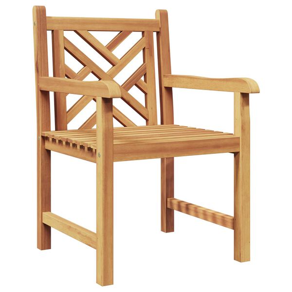 vidaXL Καρέκλα Κήπου 2 pcs Καστανό 58 x 60 x 90 εκ Μασίφ ξύλο teak
