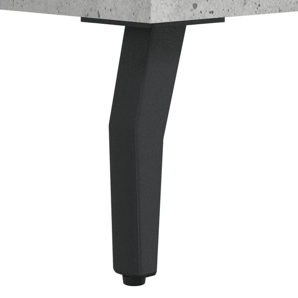 vidaXL Κομοδίνα 2 τεμ. Γκρι Σκυροδεμ. 40 x 35 x 47,5 εκ. Επεξεργ. Ξύλο