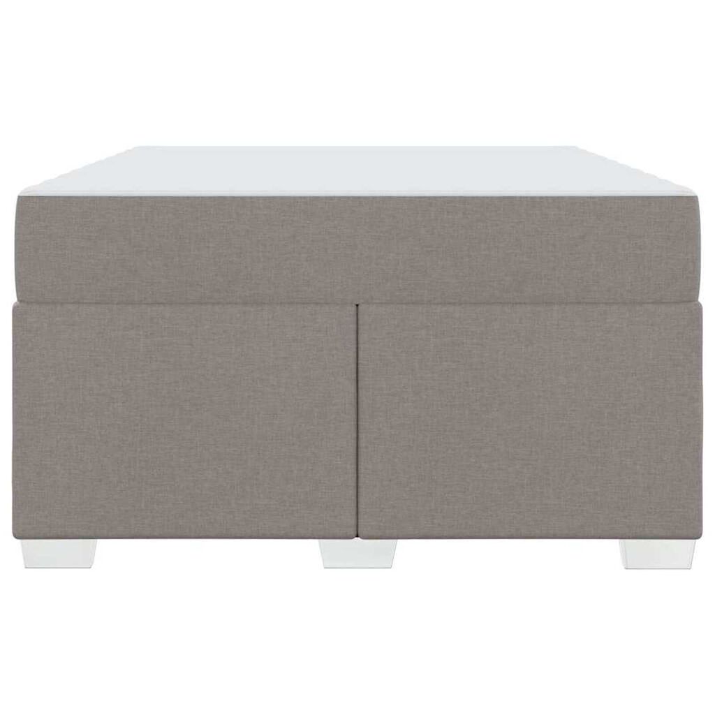 vidaXL Σκελετός Κρεβατιού Taupe 120 x 190 cm ύφασμα