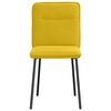 vidaXL Καρέκλες Τραπεζαρίας 2 τεμ. Κίτρινες Βελούδινες