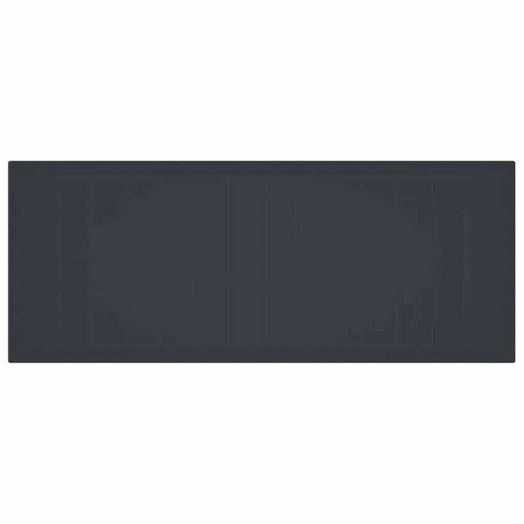 vidaXL Σέτ φαγητού για κήπο 11 pcs Ανθρακί Rattan Polt