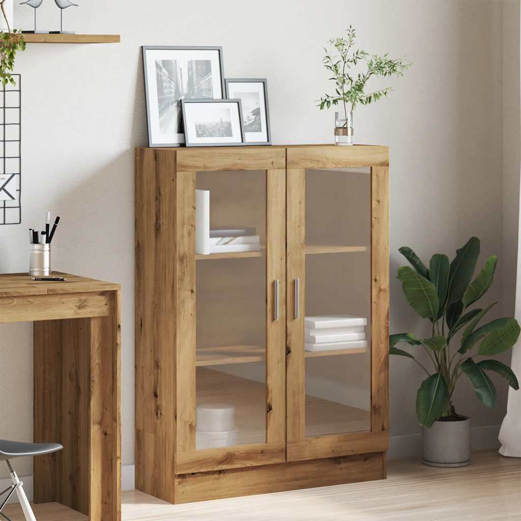 vidaXL Βιβλιοθήκη Artisan Δρυς 82,5x30,5x115 εκ. Επεξεργασμένο Ξύλο