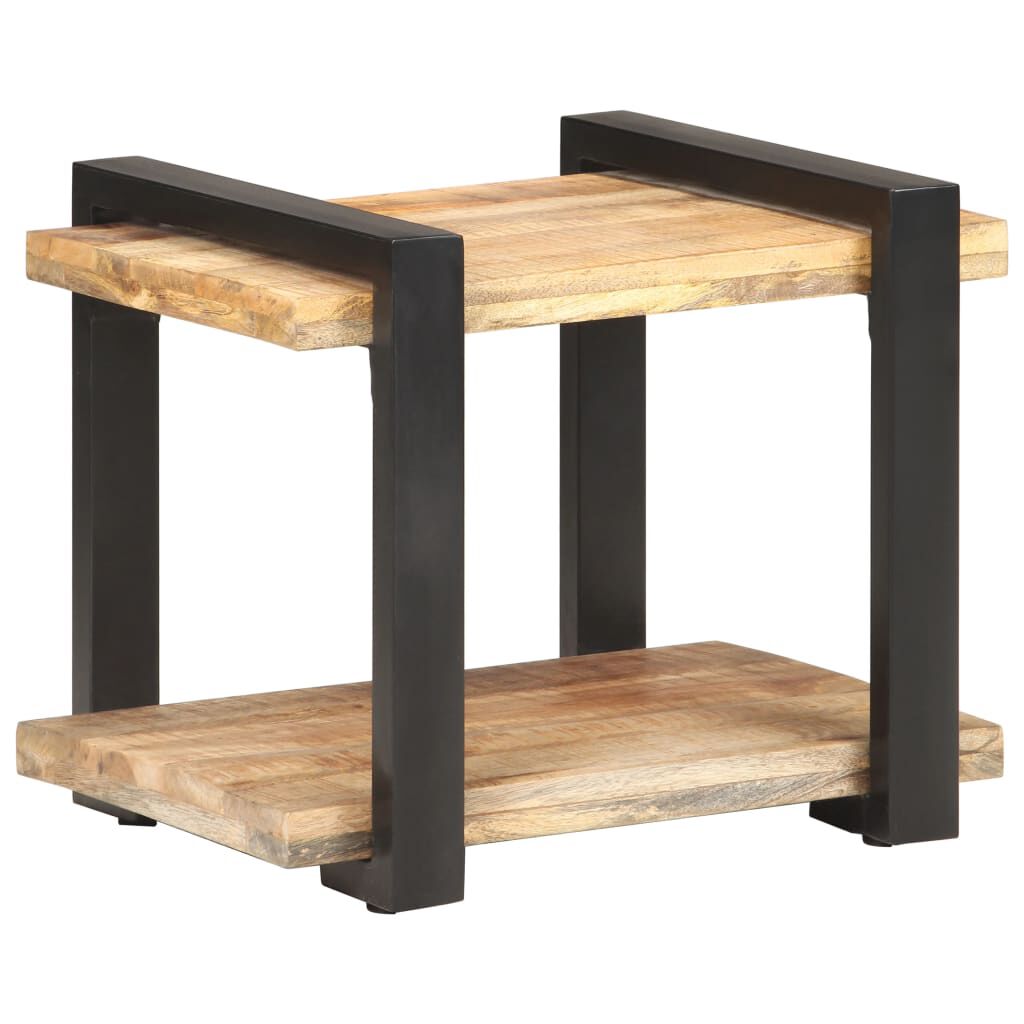 vidaXL Κομοδίνο 50 x 40 x 40 εκ. από Ακατέργαστο Ξύλο Μάνγκο
