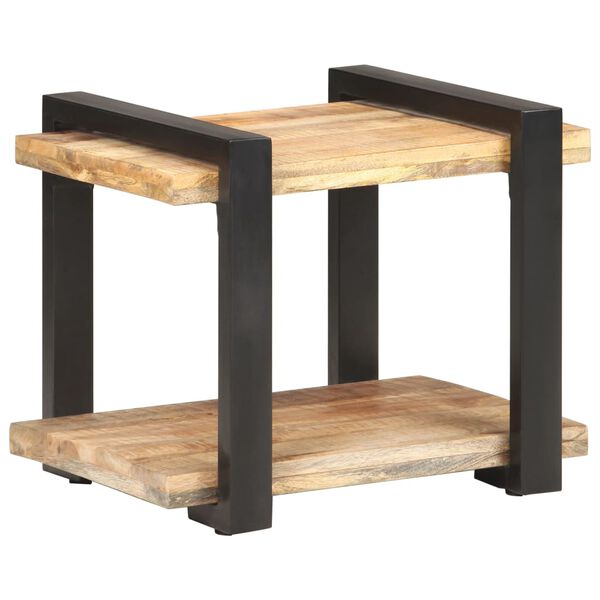 vidaXL Κομοδίνο 50 x 40 x 40 εκ. από Ακατέργαστο Ξύλο Μάνγκο