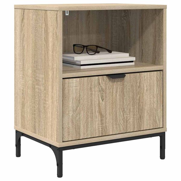 vidaXL Κομοδίνο Sonoma Δρυς 49 x 36 x 61 εκ Επεξεργασμένο ξύλο