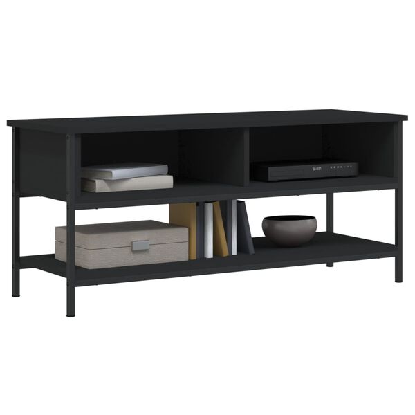 vidaXL Έπιπλο Τηλεόρασης Μαύρο 100x35x45 εκ. από Επεξεργασμένο Ξύλο