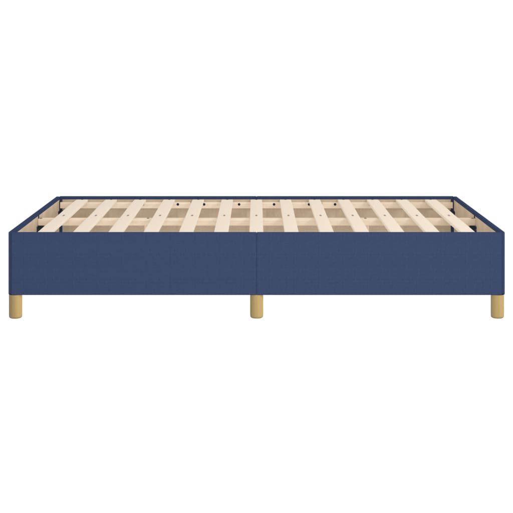 vidaXL Πλαίσιο κρεβατιού χωρίς στρώμα μπλε 120x200cm ύφασμα