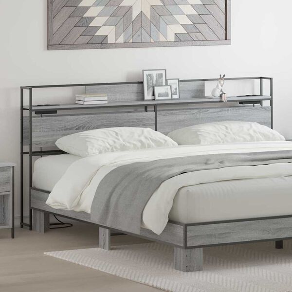 vidaXL &Kappa;&epsilon;&phi;&alpha;&lambda;ά&rho;&iota; &Alpha;&pi;&omicron;&theta;ή&kappa;&eta;&sigmaf; &mu;&epsilon; &rho;ά&phi;&iota; &Gamma;&kappa;&rho;&iota; sonoma 200 cm &Epsilon;&pi;&epsilon;&xi;&epsilon;&rho;&gamma;&alpha;&sigma;&mu;έ&nu;&omicron; &xi;ύ&lambda;&omicron;