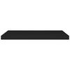 vidaXL Ράφια Τοίχου 4 τεμ. Μαύρα 80x23,5x3,8 εκ. MDF