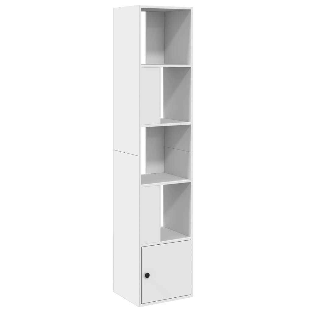 vidaXL Βιβλιοθήκη Λευκή 40x36x189 εκ. από Επεξεργασμένο Ξύλο