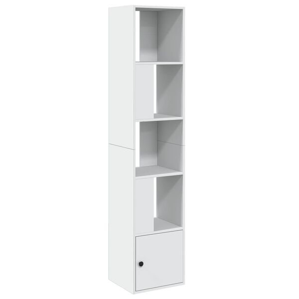 vidaXL Βιβλιοθήκη Λευκή 40x36x189 εκ. από Επεξεργασμένο Ξύλο