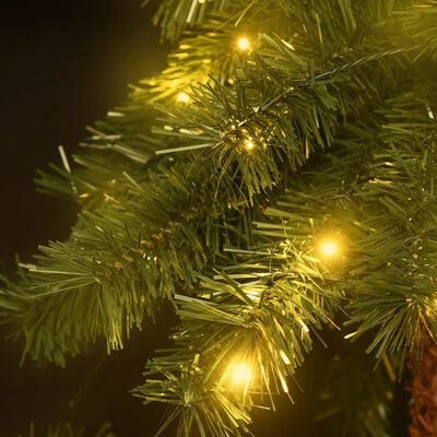 vidaXL Δέντρο Χριστουγεννιάτικο με LED 210 εκ.