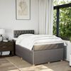 vidaXL &Kappa;&rho;&epsilon;&beta;ά&tau;&iota; Boxspring &mu;&epsilon; &Sigma;&tau;&rho;ώ&mu;&alpha; Taupe 120x200 &epsilon;&kappa;. &Upsilon;&phi;&alpha;&sigma;&mu;ά&tau;&iota;&nu;&omicron;