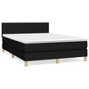 vidaXL &Kappa;&rho;&epsilon;&beta;ά&tau;&iota; Boxspring &mu;&epsilon; &Sigma;&tau;&rho;ώ&mu;&alpha; &Mu;&alpha;ύ&rho;&omicron; 140x190 &epsilon;&kappa;. &Upsilon;&phi;&alpha;&sigma;&mu;ά&tau;&iota;&nu;&omicron;
