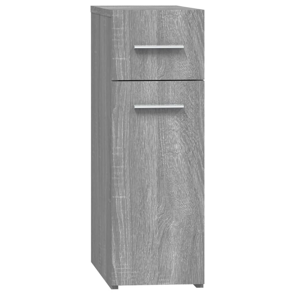 vidaXL Συρταριέρα Γενικής Χρήσης Γκρι Sonoma 20x45,5x60 εκ. Επεξ. Ξύλο
