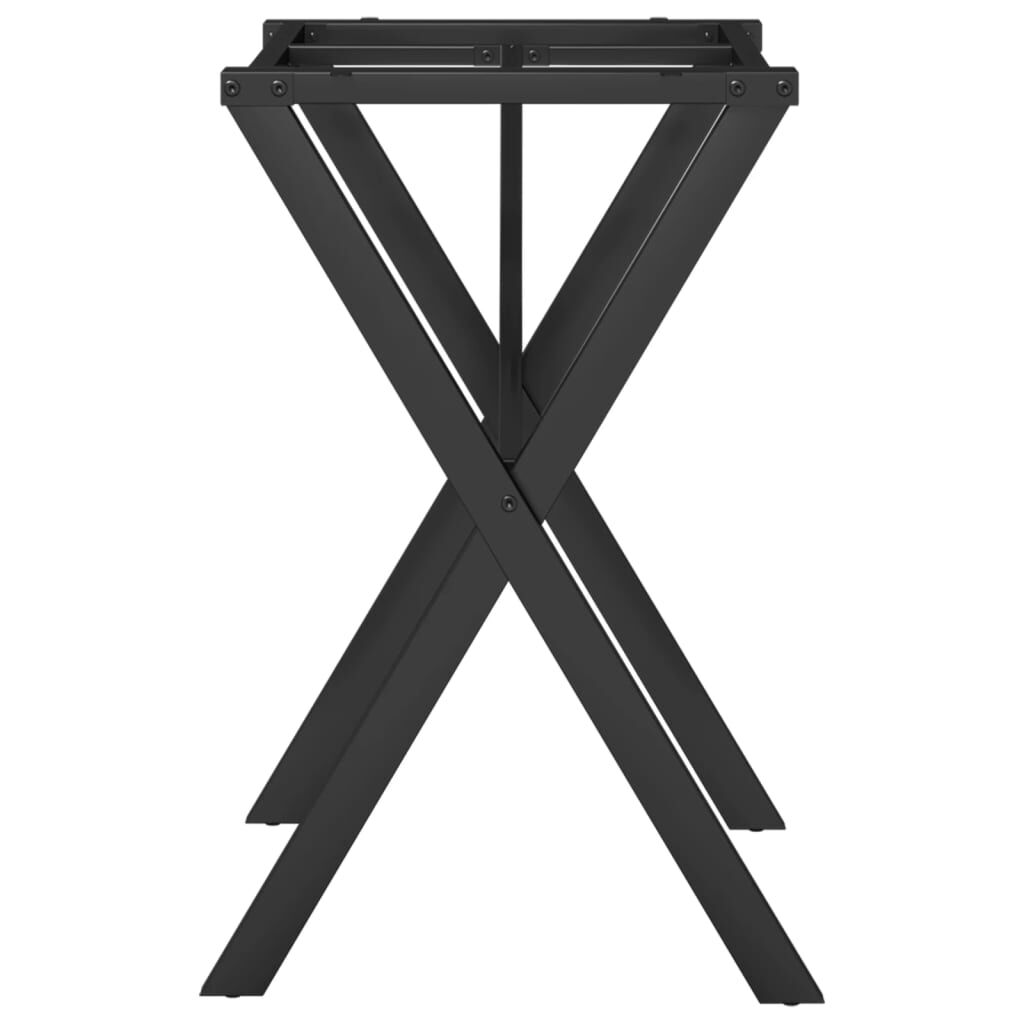 vidaXL Πόδια Τραπεζαρίας σε Σχήμα «X» 60x50x73 εκ. Ατσάλι