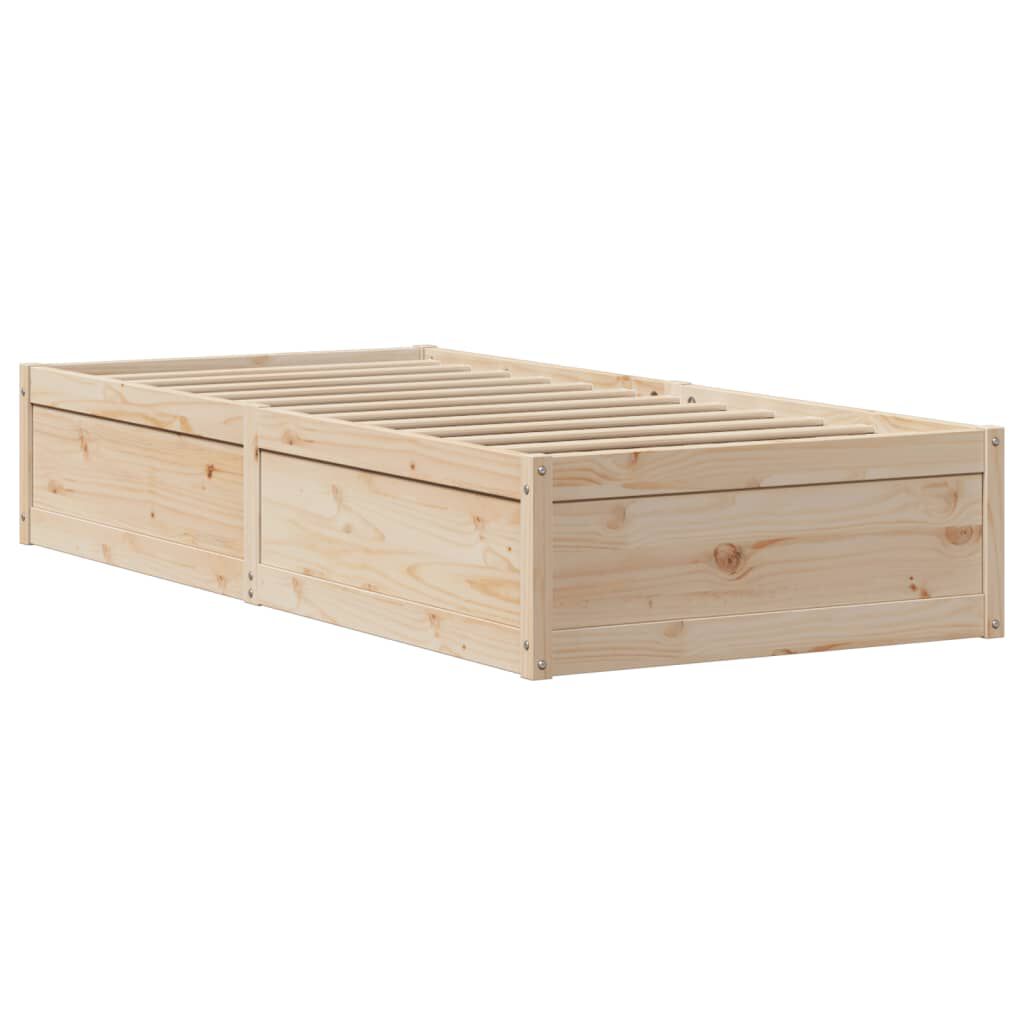 vidaXL Πλαίσιο Κρεβατιού Κεφαλάρι 75x190εκ. Μασίφ Πεύκο