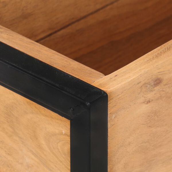 vidaXL Ζαρντινιέρα 60 x 20 x 68 εκ. από Μασίφ Ξύλο Ακακίας