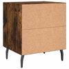 vidaXL Κομοδίνο Καπνιστή Δρυς 40 x 35 x 47,5 εκ. από Επεξεργ. Ξύλο