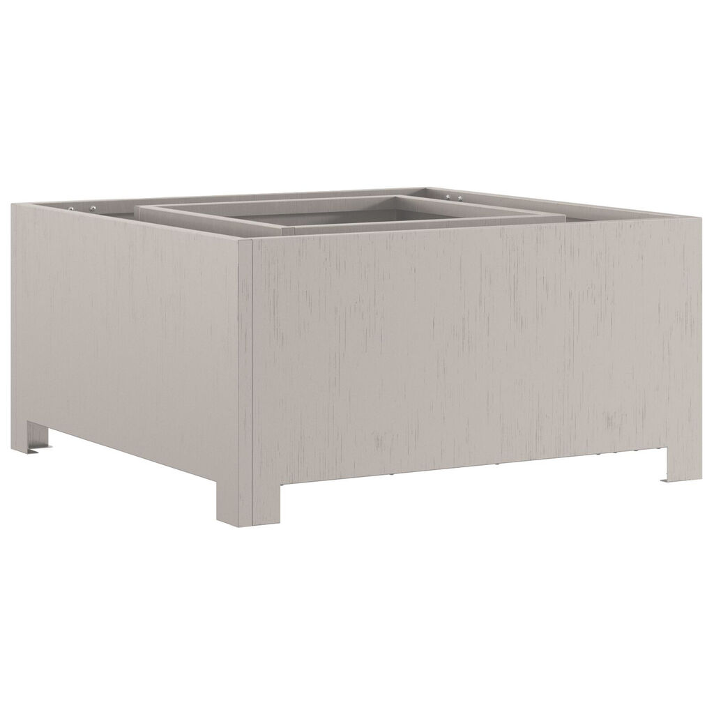 vidaXL Φωτιά Πίθα Στρα square 60x60x30 εκ Α weathering ατσάλι