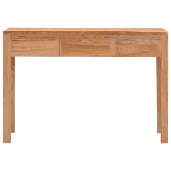 vidaXL Τραπέζι Κονσόλα 110 x 35 x 75 εκ. από Μασίφ Ξύλο Teak