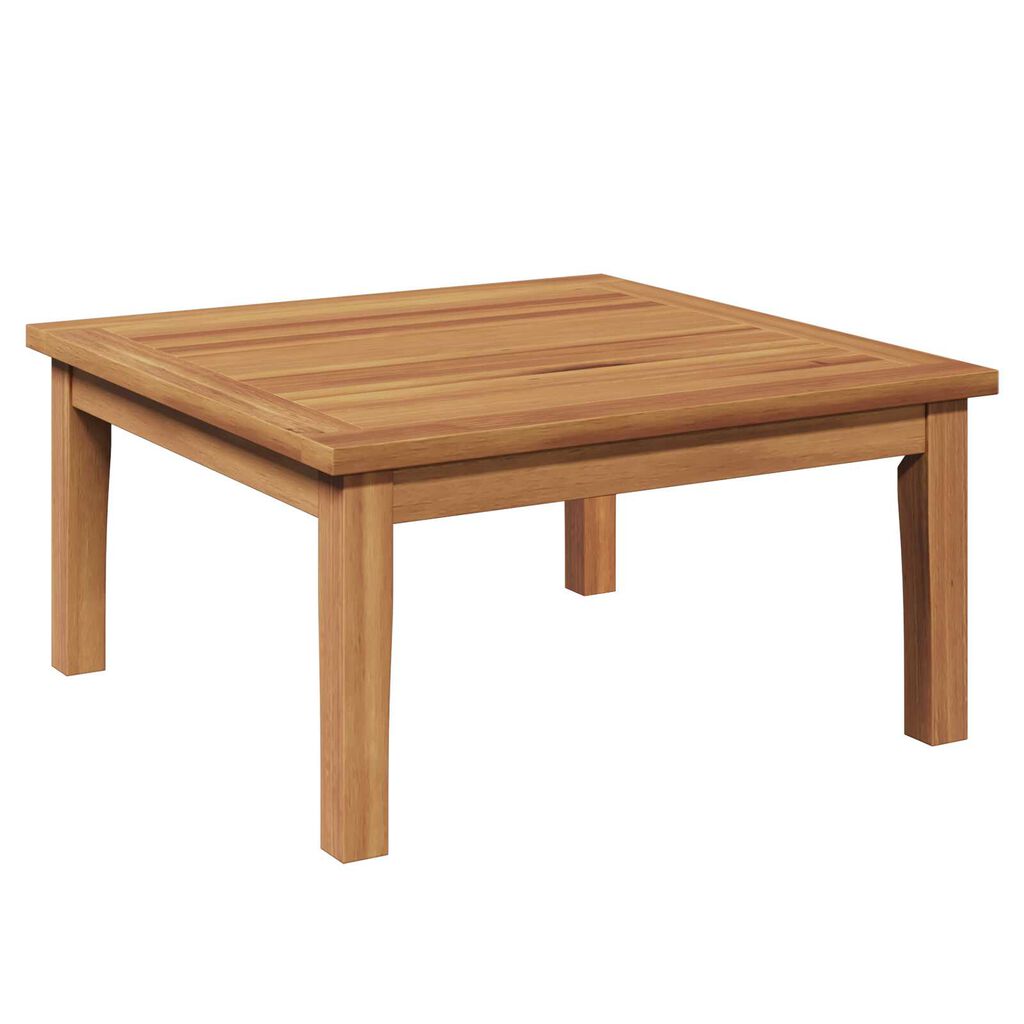 vidaXL Τραπέζι Κήπου Καφέ Μασίφ ξύλο teak