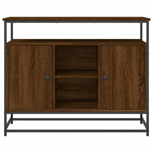 vidaXL Συρταριέρα Καφέ Δρυς 100x35x80 εκ. από Επεξεργασμένο Ξύλο