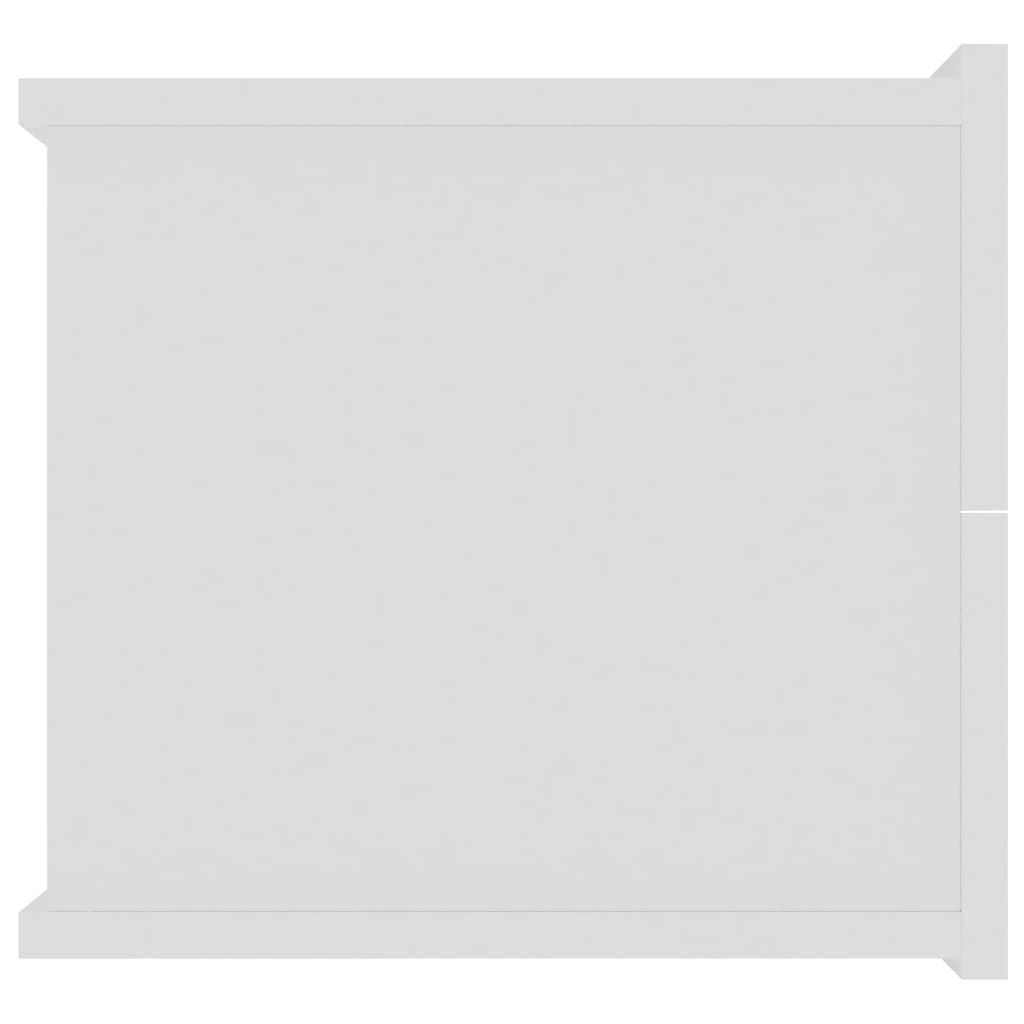 vidaXL Κομοδίνα 2 τεμ. Λευκά 40 x 30 x 30 εκ. από Επεξ. Ξύλο