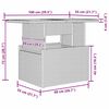 vidaXL Σετ Καναπέ Κήπου με αποθήκευση 7 pcs Μπεζ Πολυ ράταν