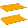 vidaXL &Pi;&lambda;&omega;&tau;ό &rho;ά&phi;&iota; 2 pcs &Chi;&alpha;&mu;&omicron;&mu;&eta;&lambda;ί &kappa;ί&tau;&rho;&iota;&nu;&omicron; 30 x 18 x 2,5 &epsilon;&kappa; &Alpha;&tau;&sigma;ά&lambda;&iota;