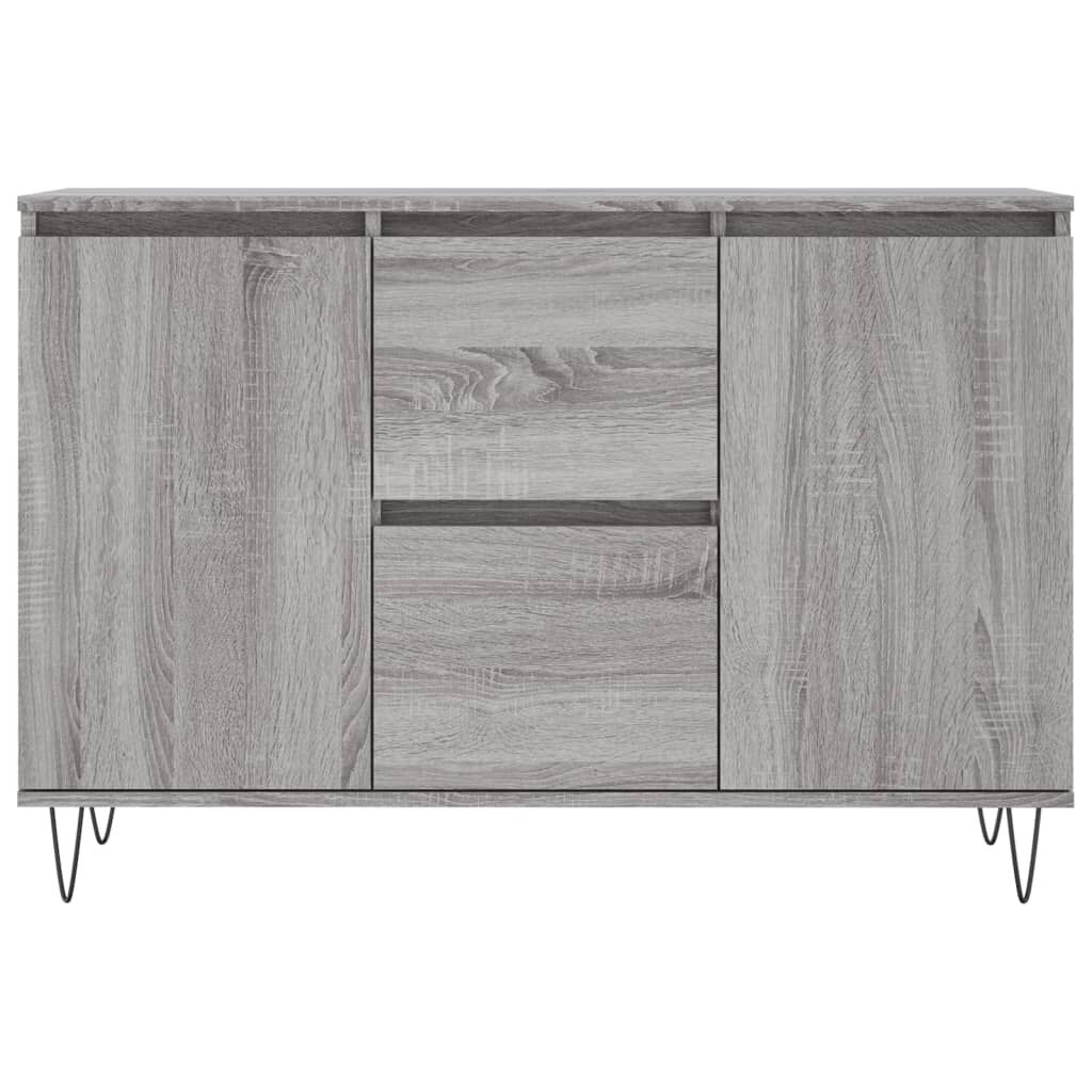 vidaXL Μπουφές Γκρι Sonoma 104 x 35 x 70 εκ. από Επεξεργασμένο Ξύλο