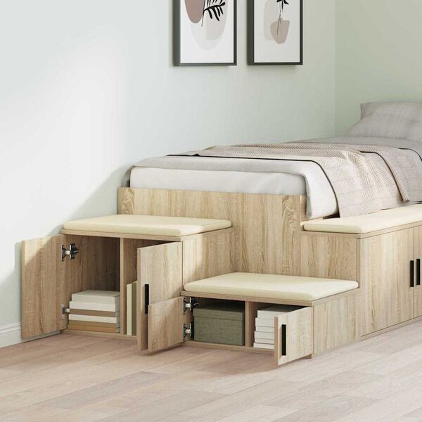 vidaXL Ντουλάπι αποθήκευσης Sonoma Δρυς 103 x 41 x 40 εκ