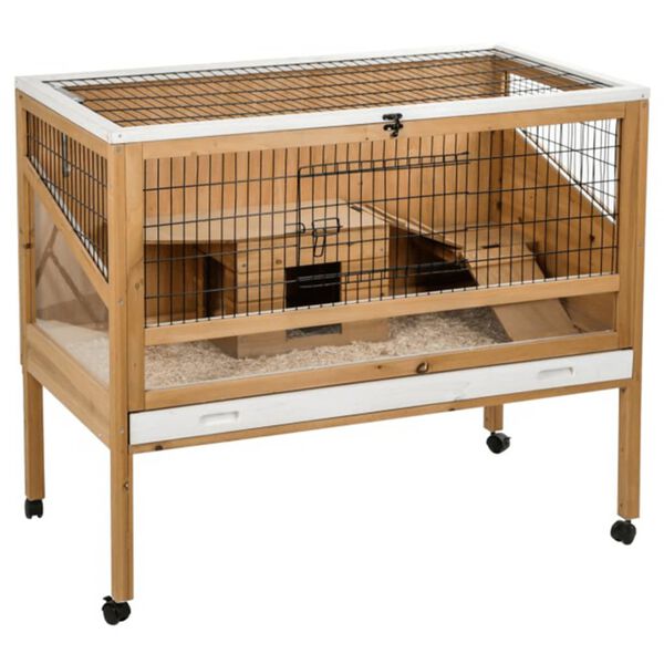 Kerbl Κλουβί Μικρών Ζώων Indoor Deluxe 115x60x92,5 εκ. Ξύλινο 82725