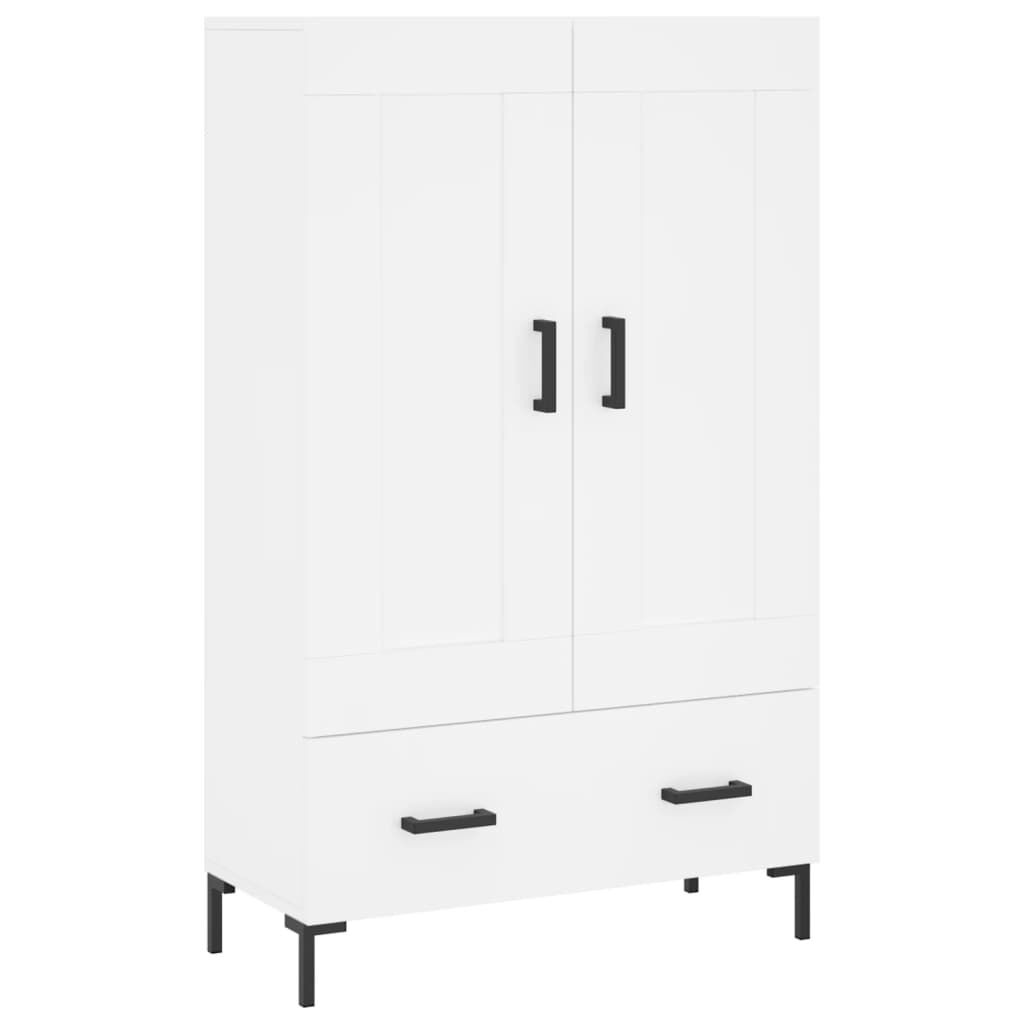 vidaXL Ντουλάπα Λευκή 69,5 x 31 x 115 εκ. από Επεξεργασμένο Ξύλο