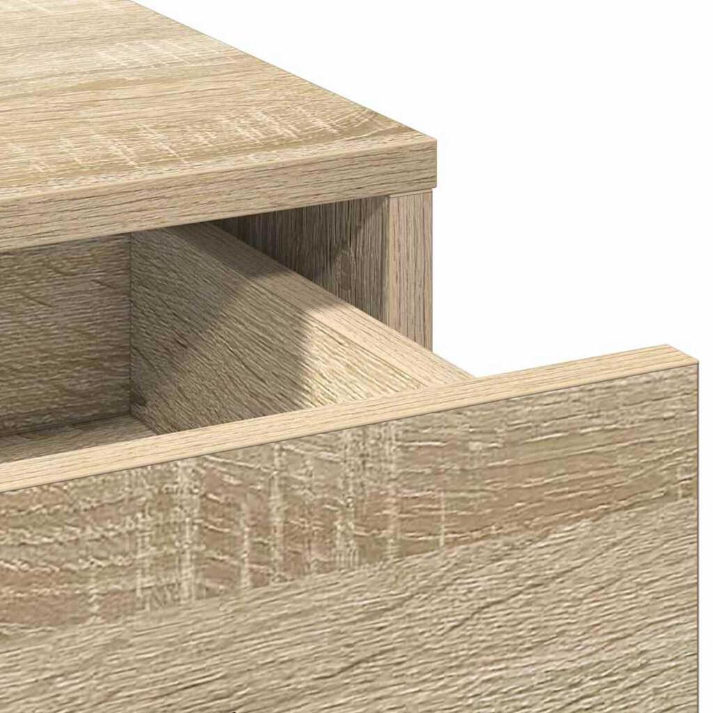 vidaXL Πλαϊνό γραφείο Sonoma Δρυς 40 x 40.5 x 75 εκ Επεξεργασμένο ξύλο